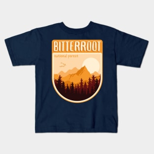 Bitterroot National Forest Kids T-Shirt